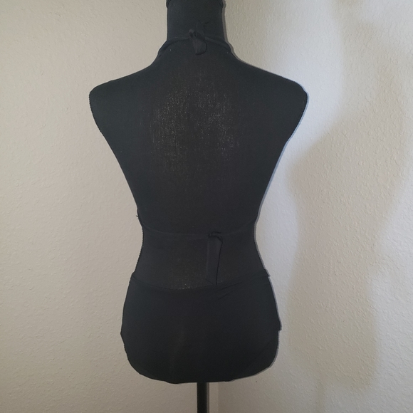 Stylish Reggae Roots Black/Gold/Green Knit Bikini - Picture 6 of 8